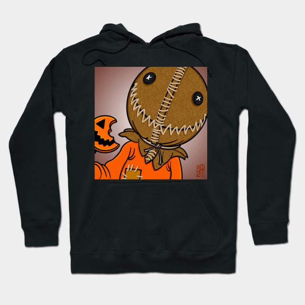 Trick Or Treat Sammie Hoodie by OrneryDevilDesign